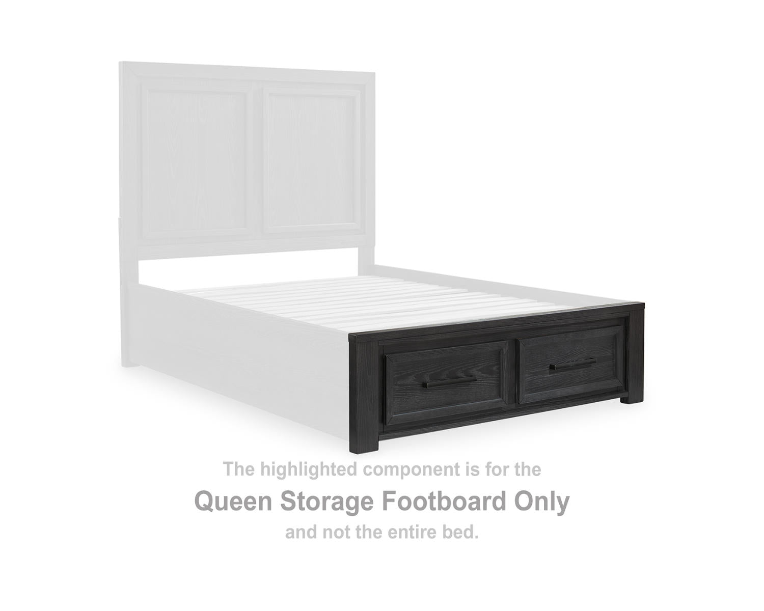 Foyland Queen Storage Footboard