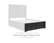 Foyland Queen Storage Footboard
