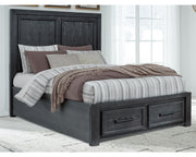 Foyland Queen Panel Storage Bed