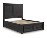 Foyland Queen Panel Storage Bed