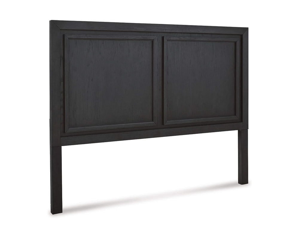 Cama King Foyland con almacenamiento, tocador y espejo