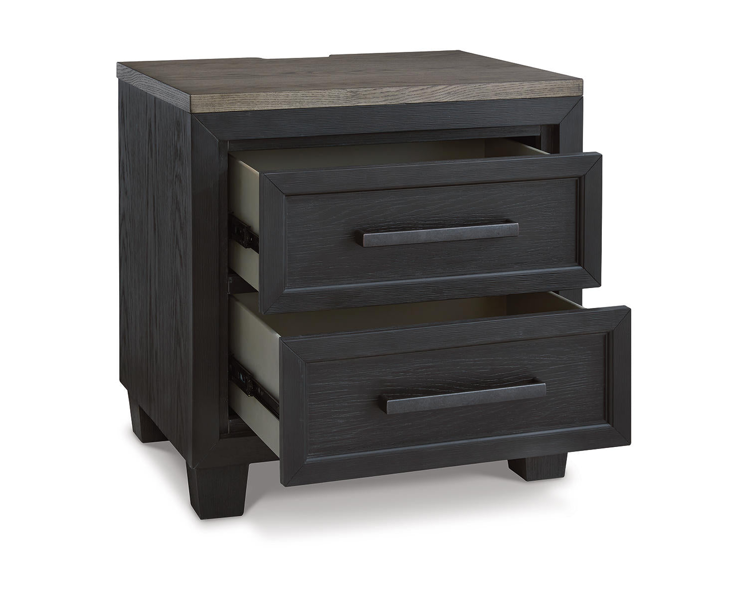 Foyland Cal King Panel Storage Bed, Dresser, Mirror, Chest and Nightstand