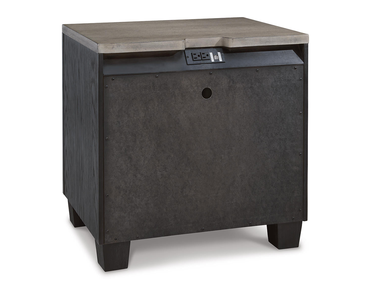 Foyland Cal King Panel Storage Bed, Dresser, Mirror, Chest and Nightstand