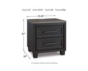 Foyland Cal King Panel Storage Bed, Dresser, Mirror, Chest and Nightstand