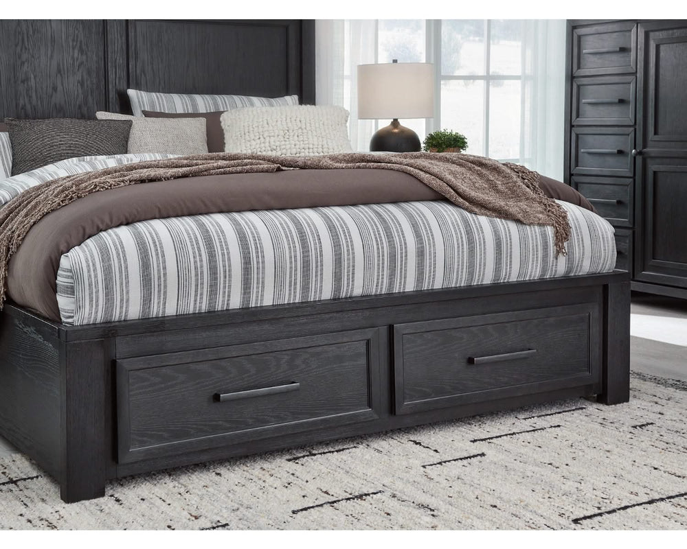 Foyland Queen Panel Storage Bed