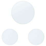 3-piece Occasional Table Clear Tempered Glass Top