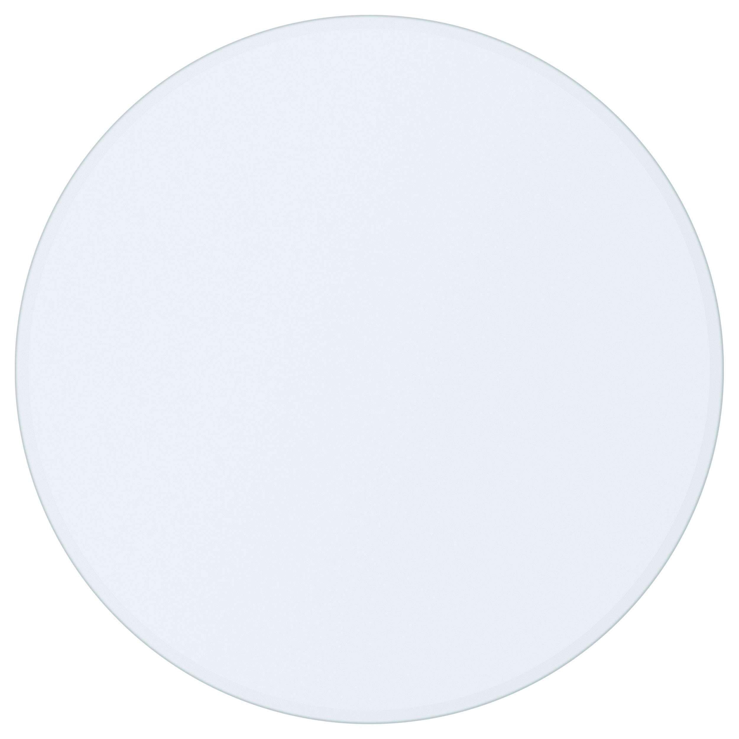 36-inch 6mm Round Clear Tempered Glass Top