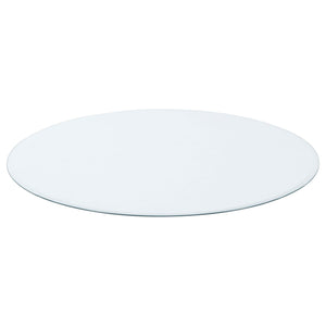 Tapa de vidrio templado transparente redonda de 36 pulgadas y 8 mm