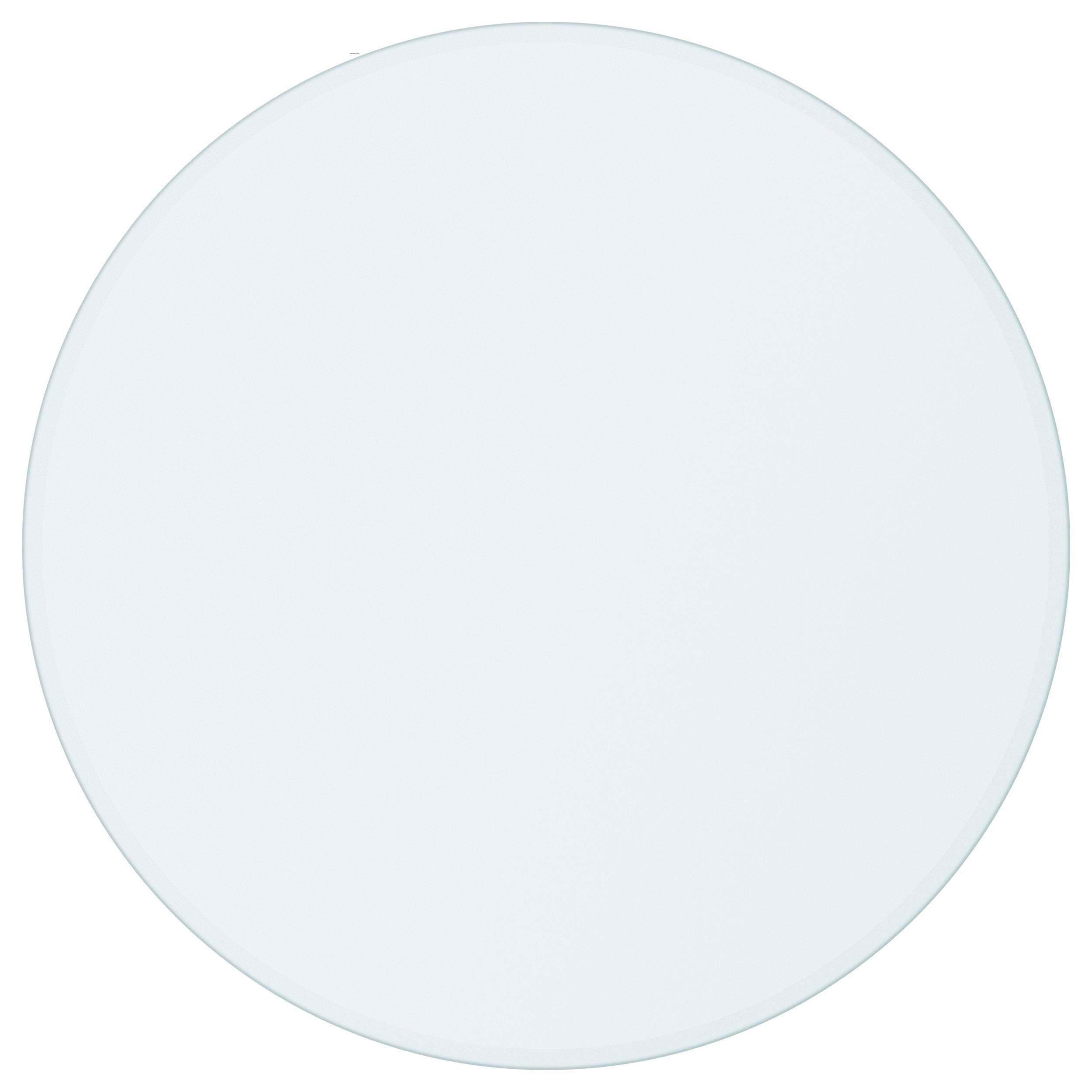 48-inch 6mm Round Clear Tempered Glass Top