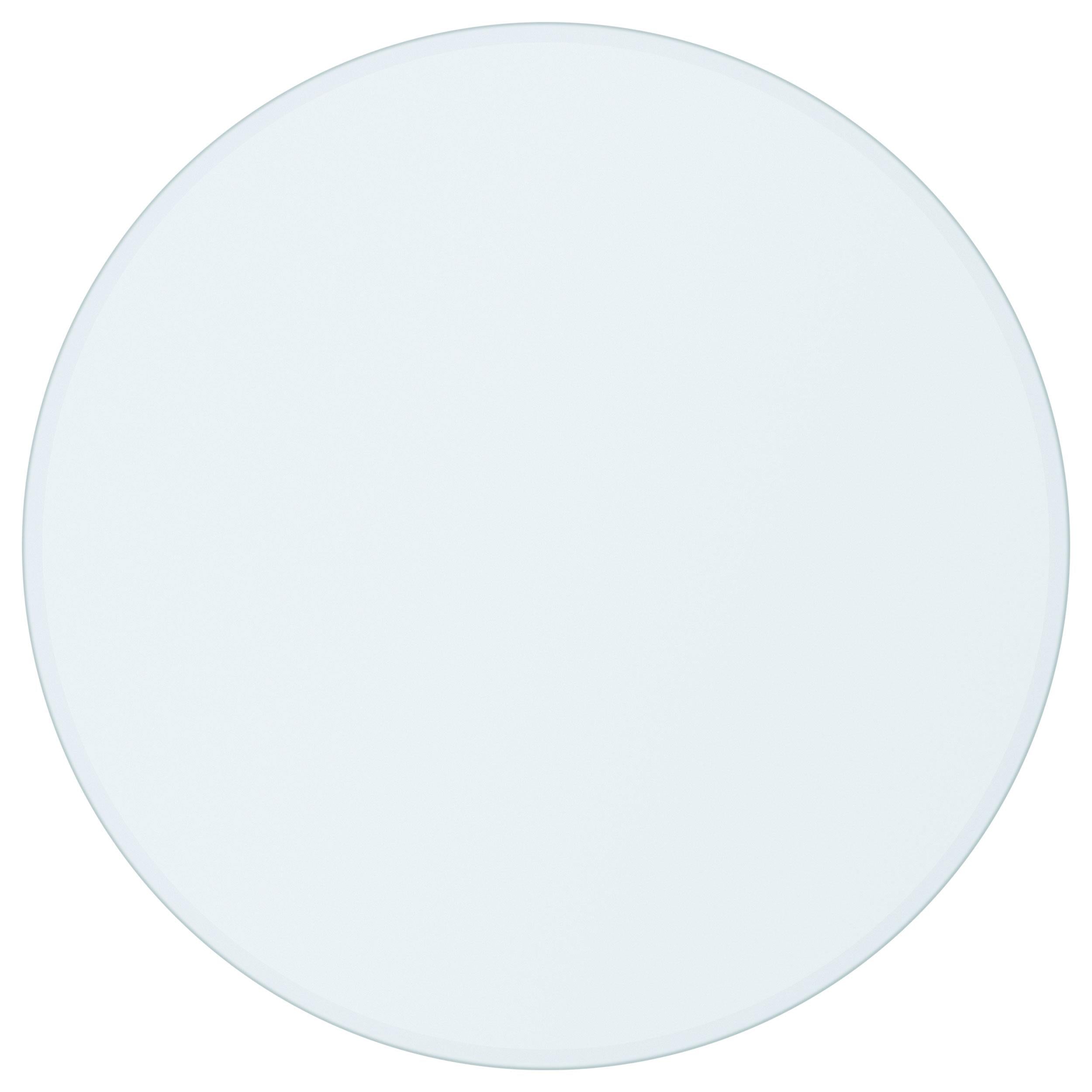 54-inch 8mm Round Clear Tempered Glass Top