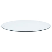 48-inch 10mm Round Clear Tempered Glass Top