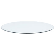 54-inch 10mm Round Clear Tempered Glass Top