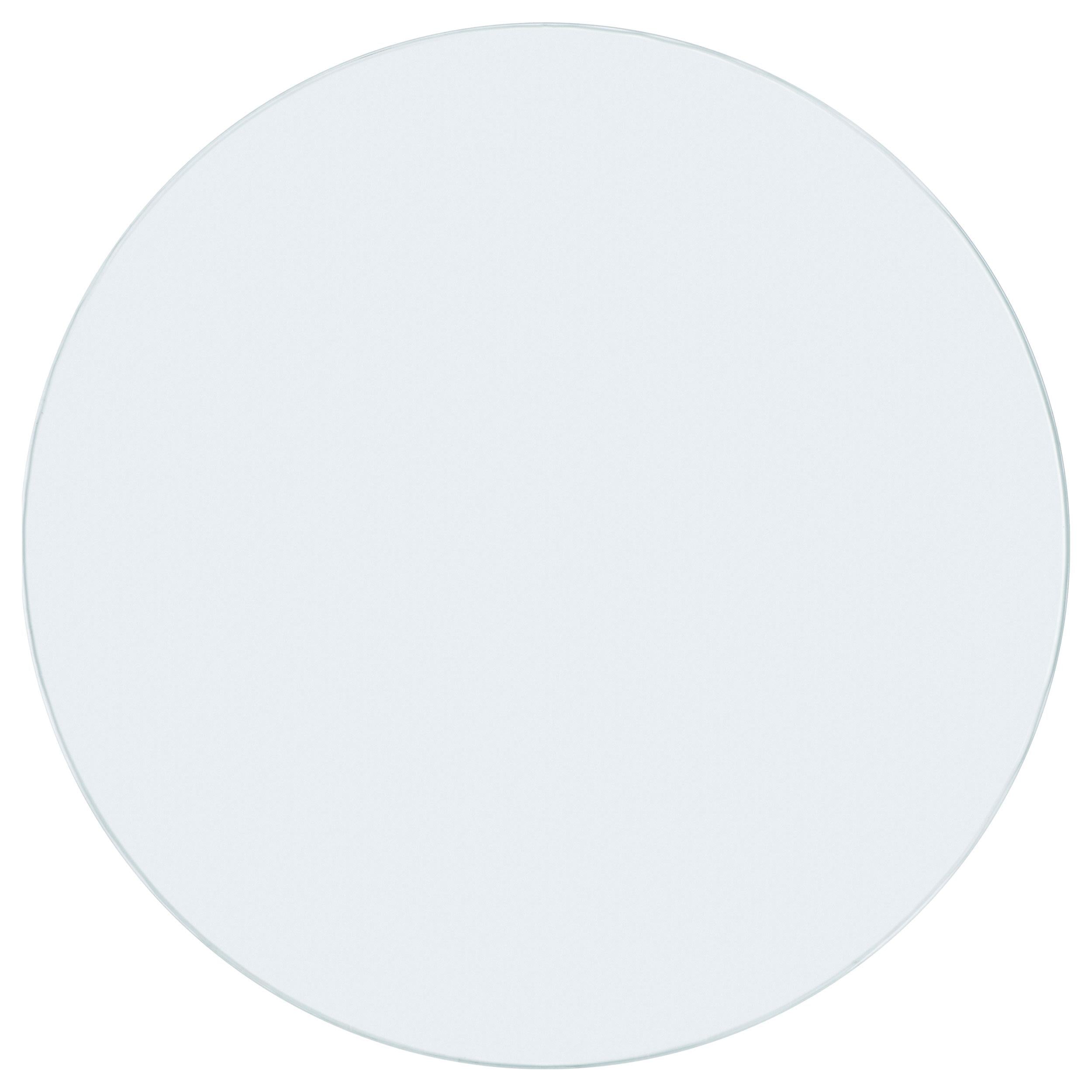 54-inch 10mm Round Clear Tempered Glass Top