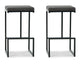Taburete de bar alto Strumford (juego de 2)
