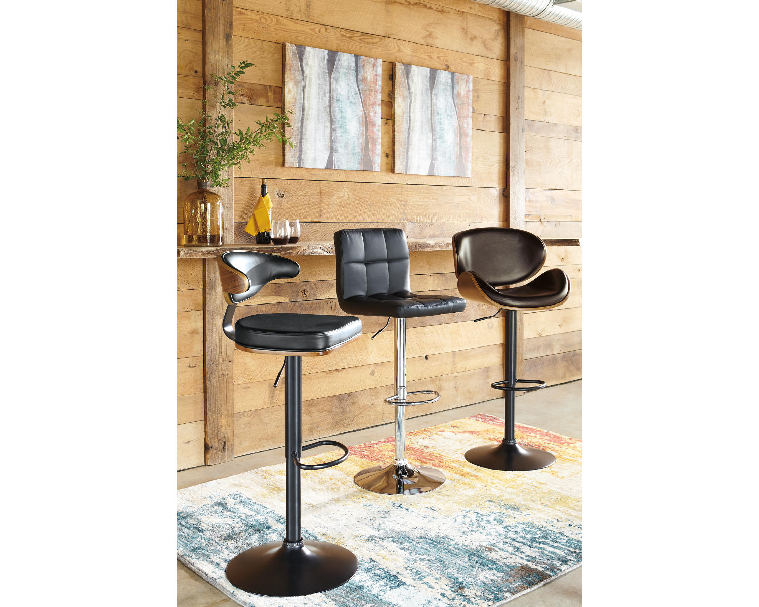Bellatier Adjustable Height Bar Stool