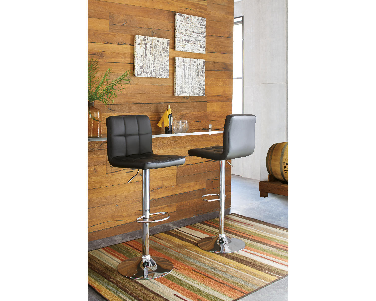 Bellatier Adjustable Height Bar Stool