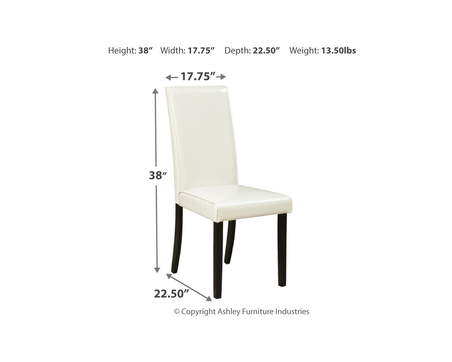 Kimonte Dining Table and 4 Chairs