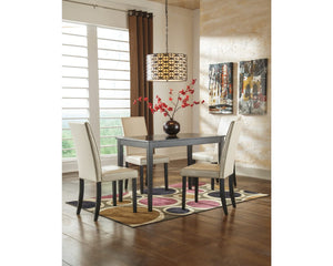 Kimonte Dining Table and 4 Chairs