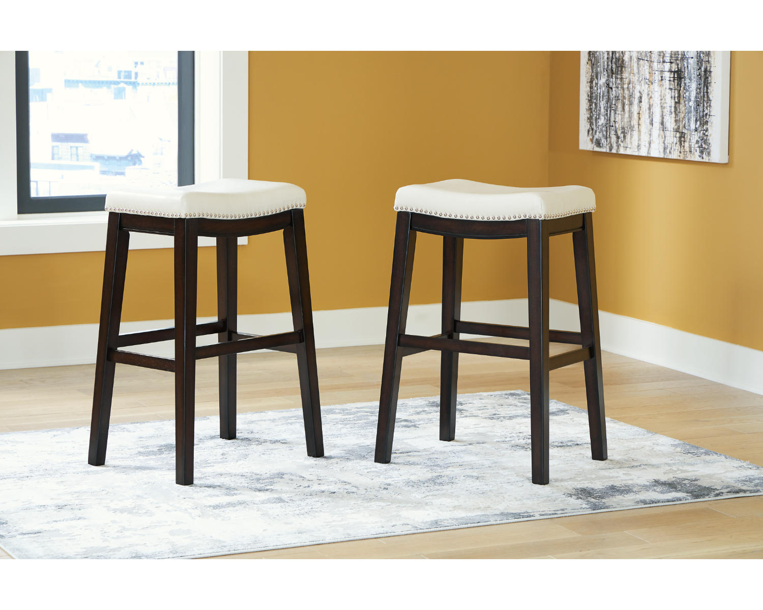 Lemante Bar Height Bar Stool (Set of 2)