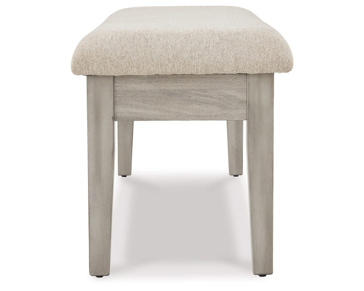 Parellen Dining Table, 2 Chairs and Bench