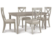 Parellen Dining Table and 4 Chairs