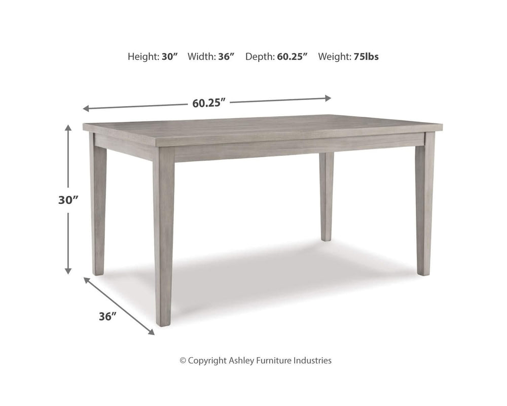 Parellen Dining Table, 2 Chairs and Bench