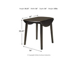 Hammis Dining Table with 2 Chairs