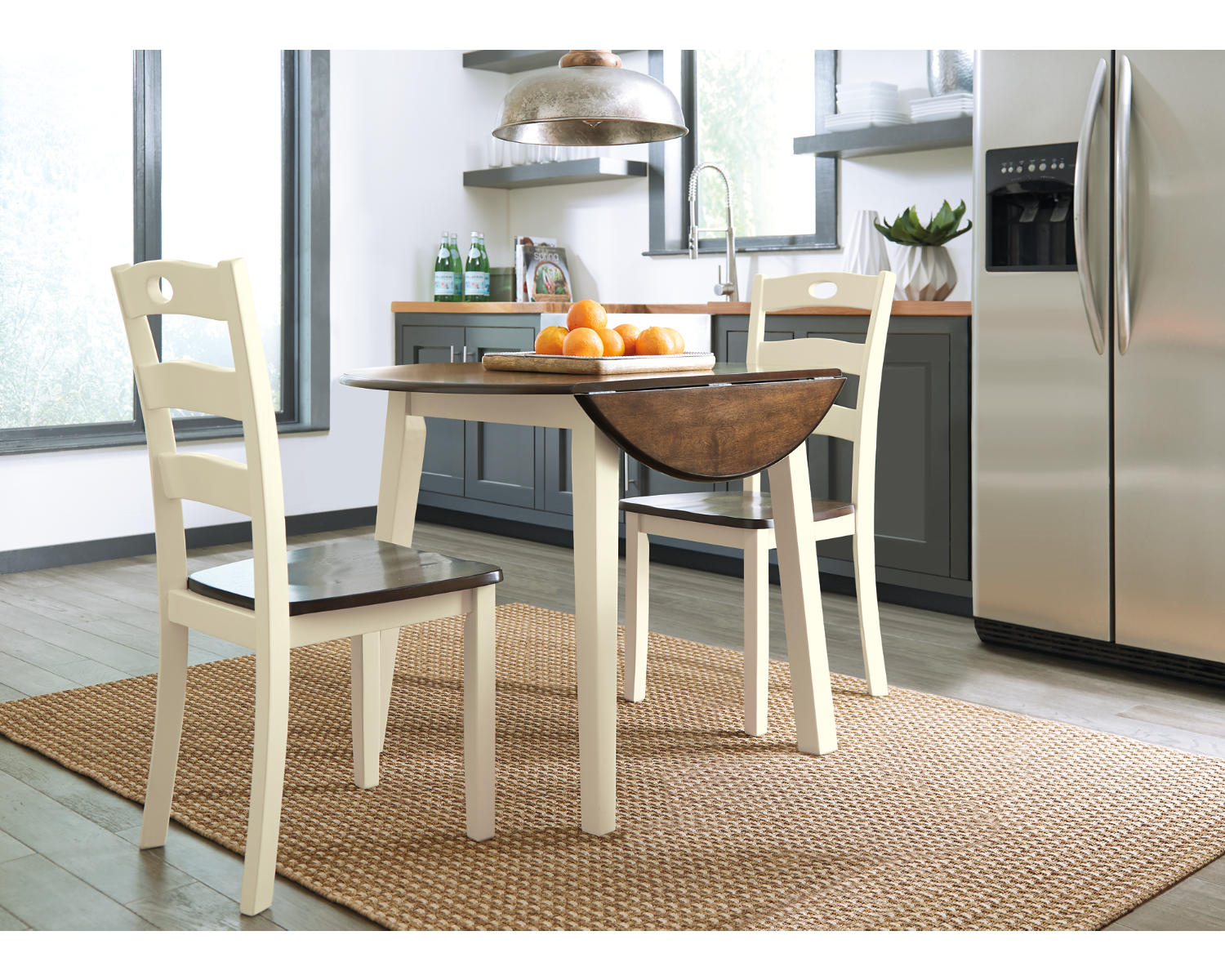 Woodanville Dining Table with 2 Chairs