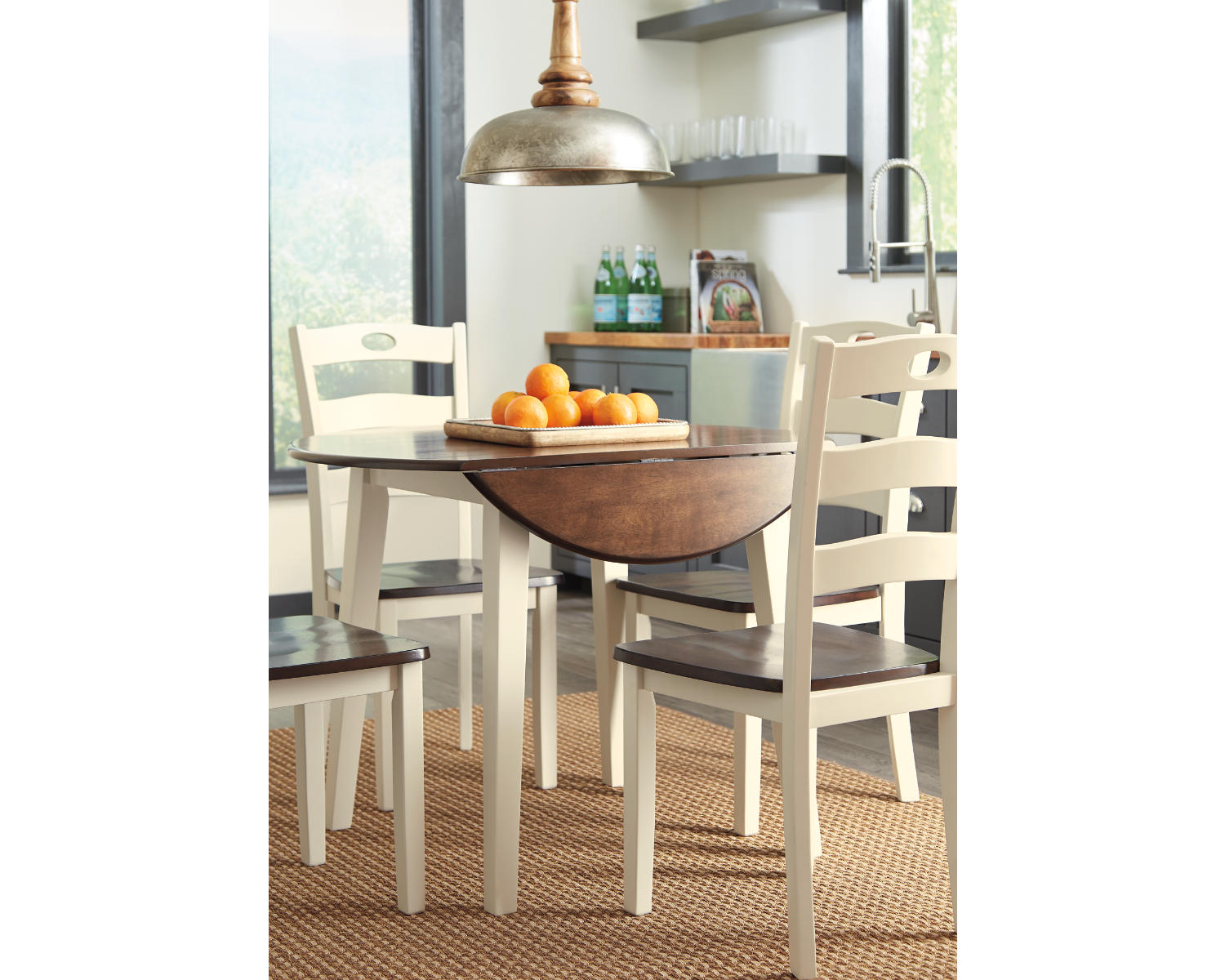 Woodanville Dining Table with 4 Chairs