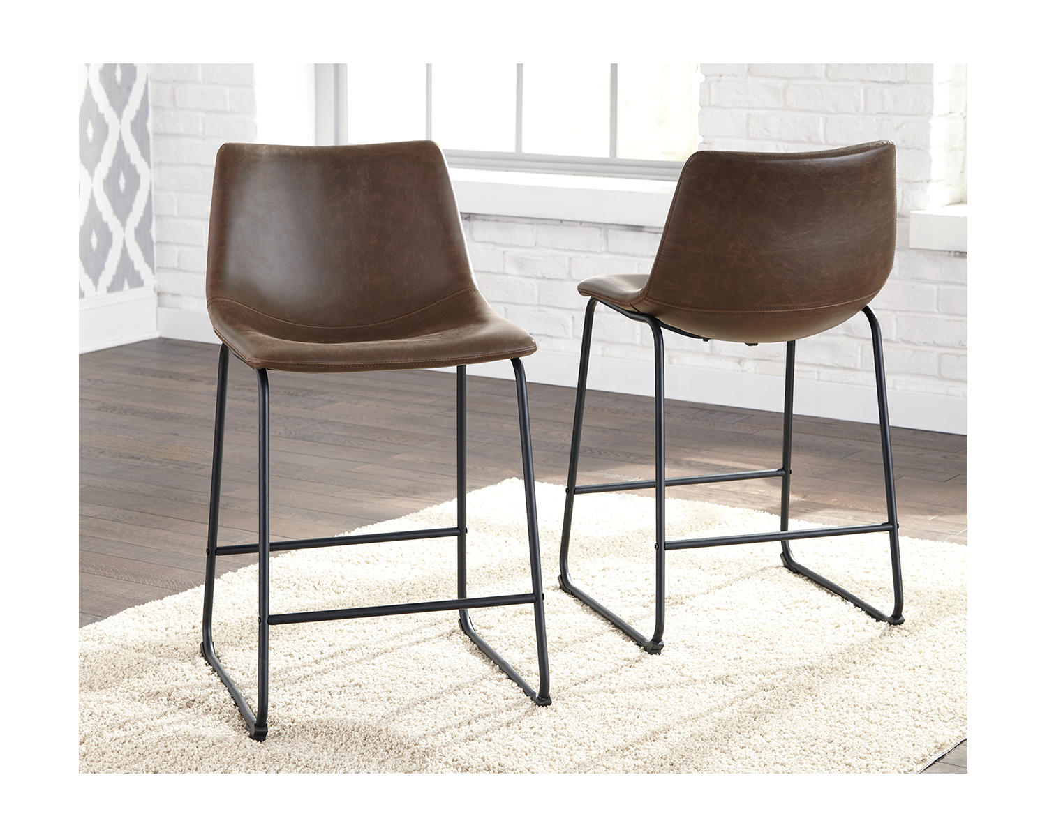 Centiar Counter Height Bar Stool (Set of 2)