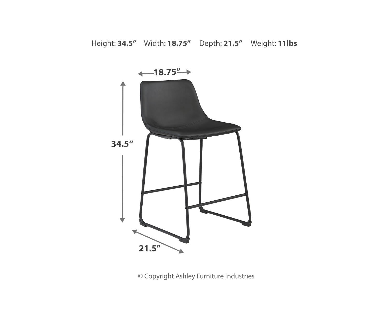 Centiar Counter Height Bar Stool