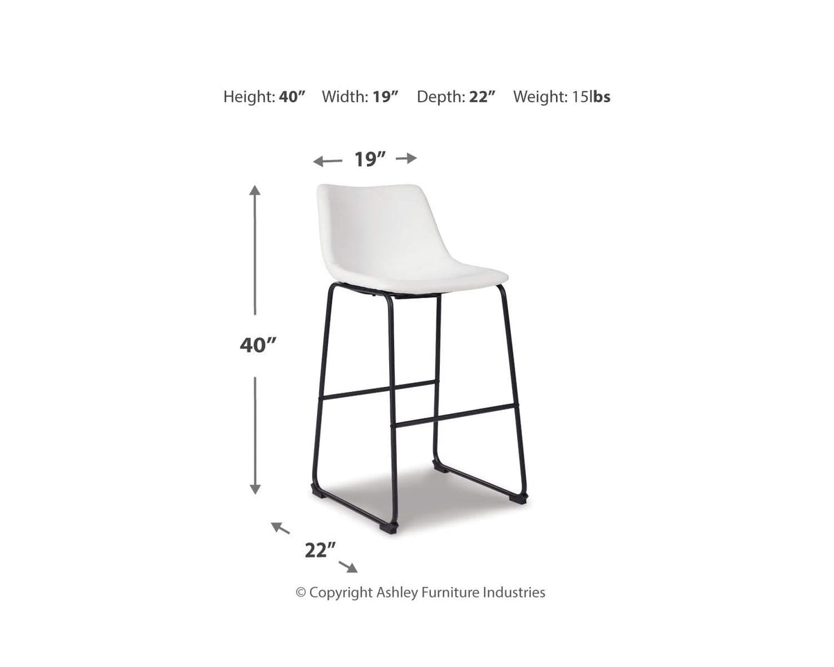 Centiar Pub Height Bar Stool (Set of 2)