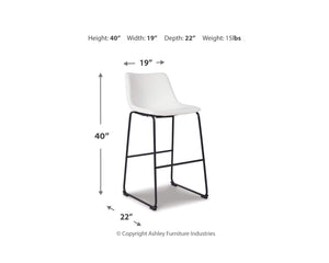 Centiar Pub Height Bar Stool (Set of 2)