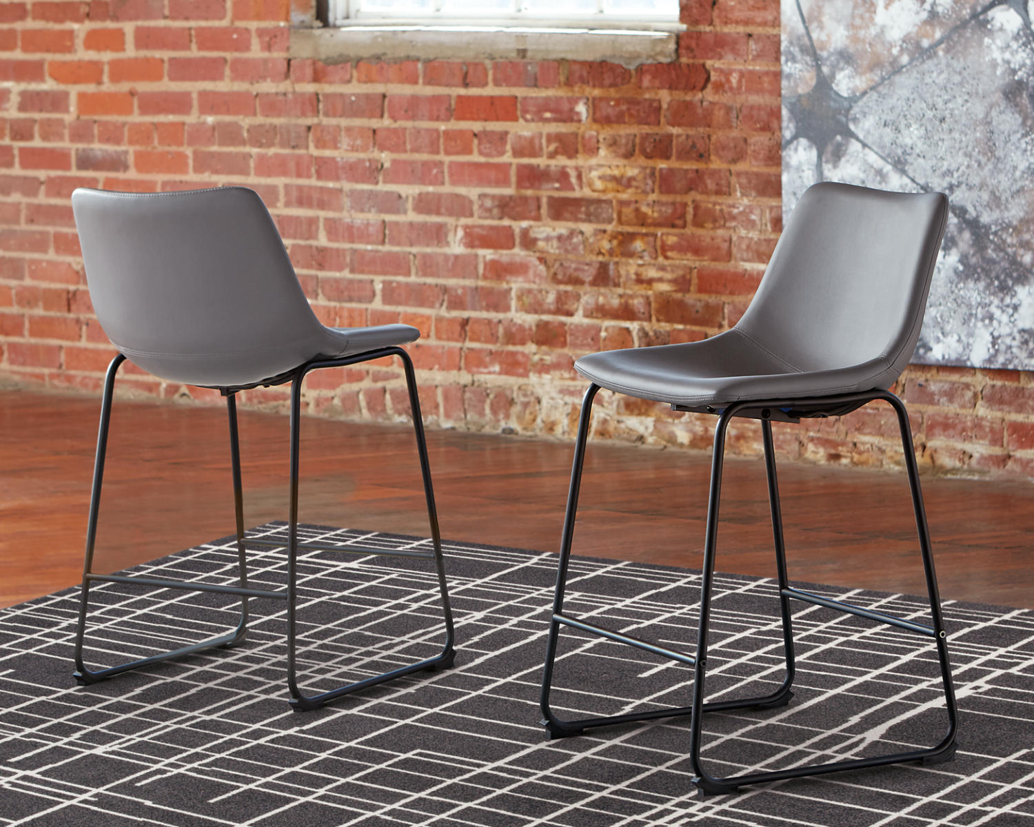 Centiar Counter Height Bar Stool (Set of 2)