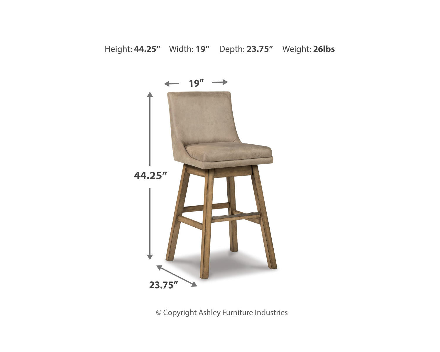 Tallenger Bar Height Bar Stool (Set of 2)