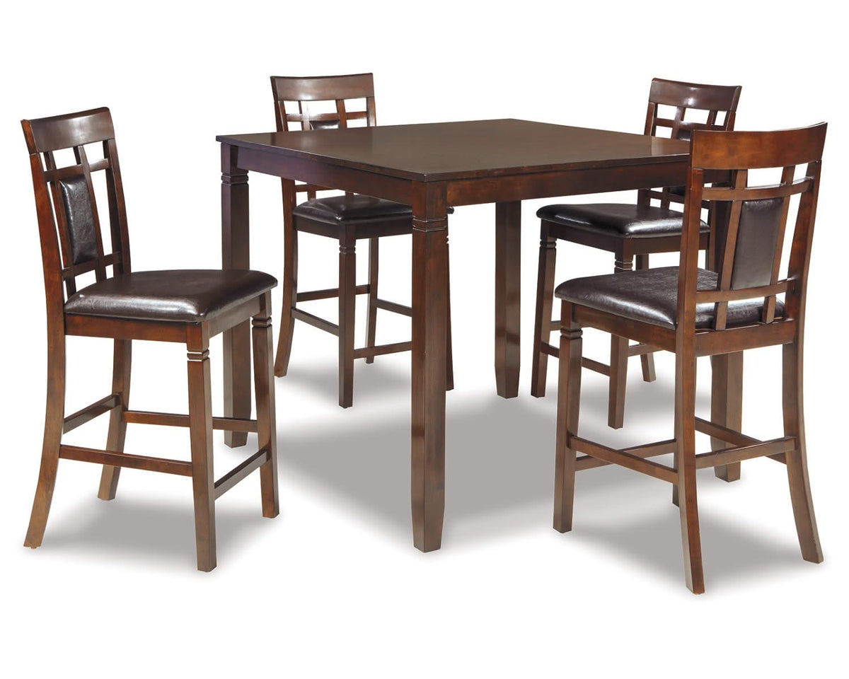 Bennox Counter Height Dining Table and Bar Stools (Set of 5)