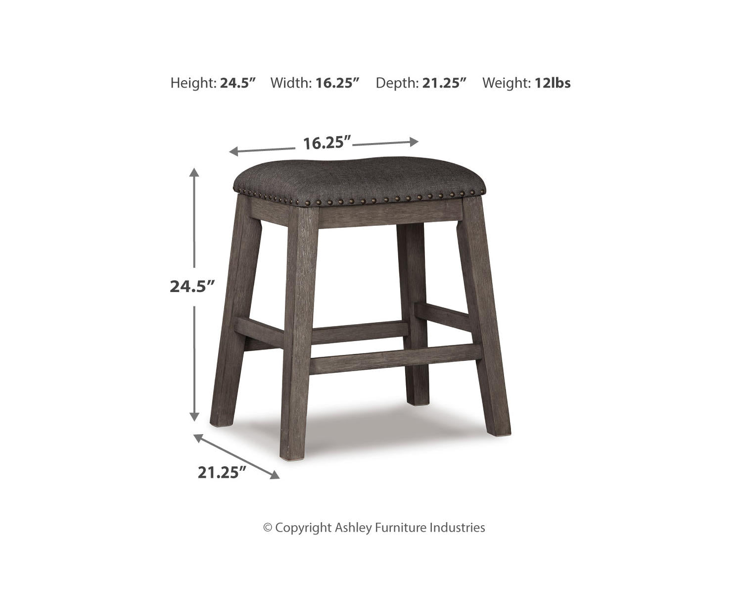 Caitbrook Counter Height Dining Table and 4 Barstools