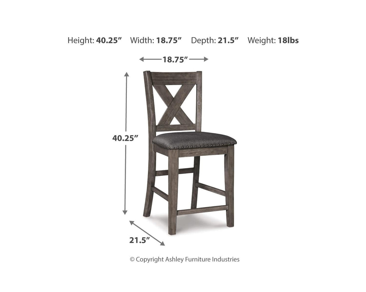 Caitbrook Counter Height Dining Table and 4 Barstools