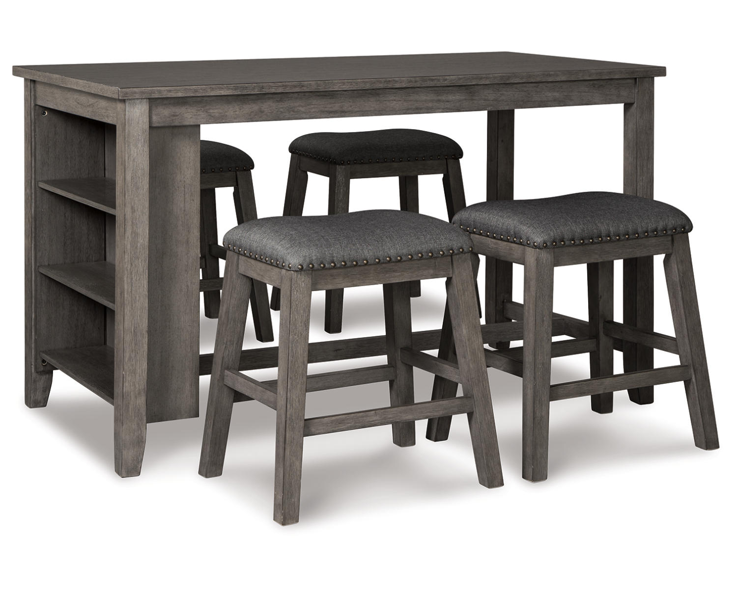 Caitbrook Counter Height Dining Table and 4 Barstools