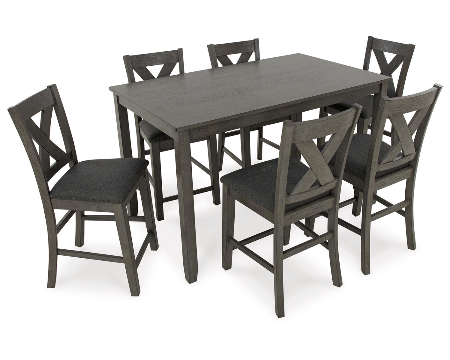 Caitbrook Counter Height Dining Table and Bar Stools (Set of 7)