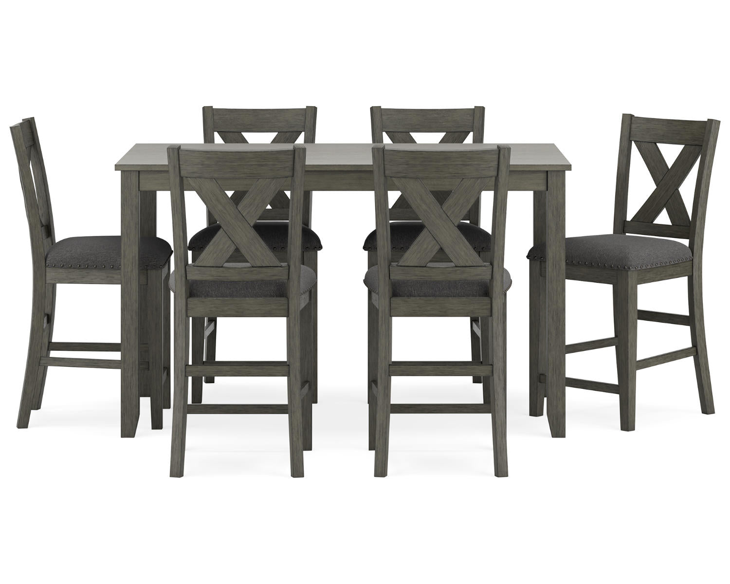Caitbrook Counter Height Dining Table and Bar Stools (Set of 7)