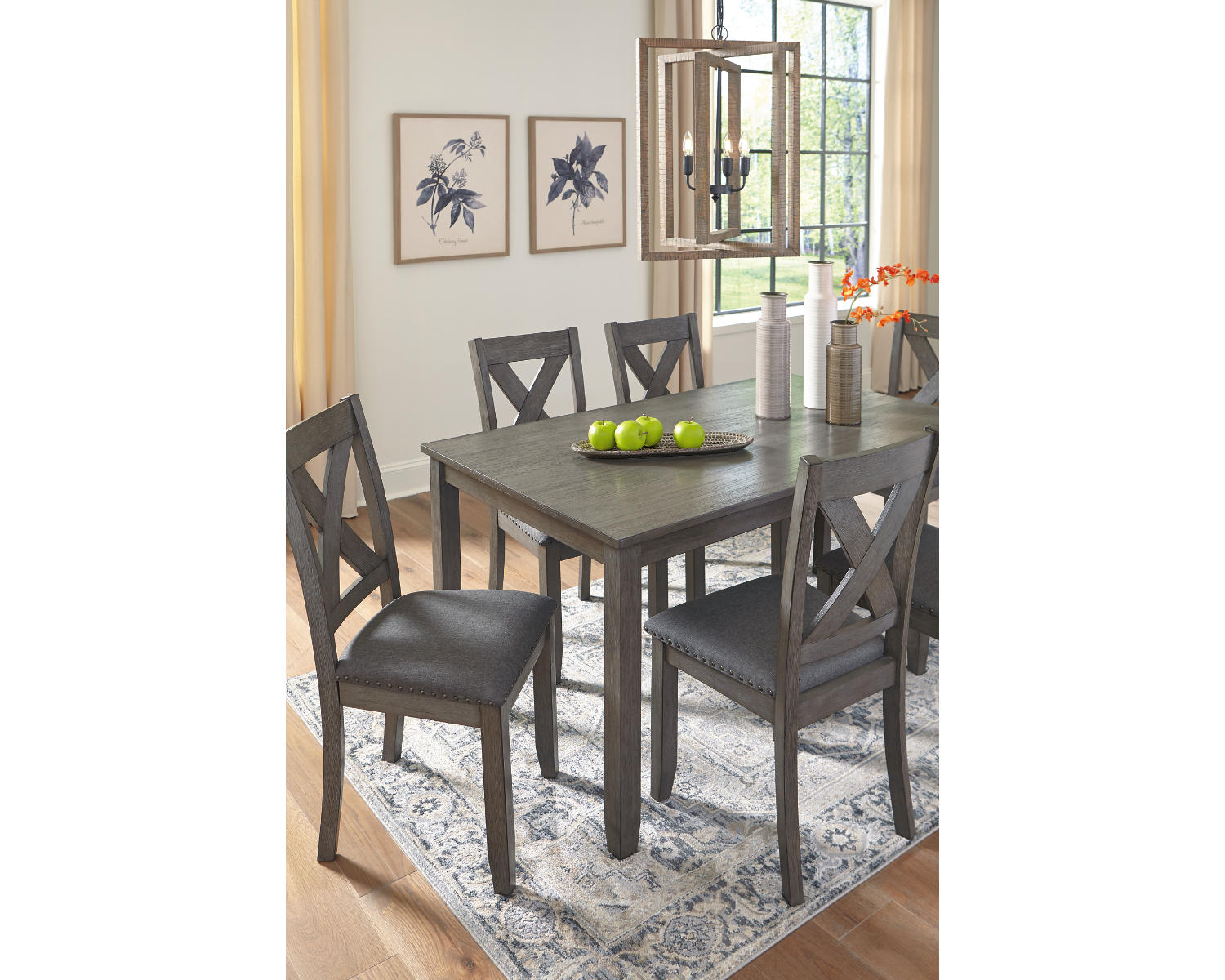 Caitbrook Dining Table and Chairs (Set of 7)