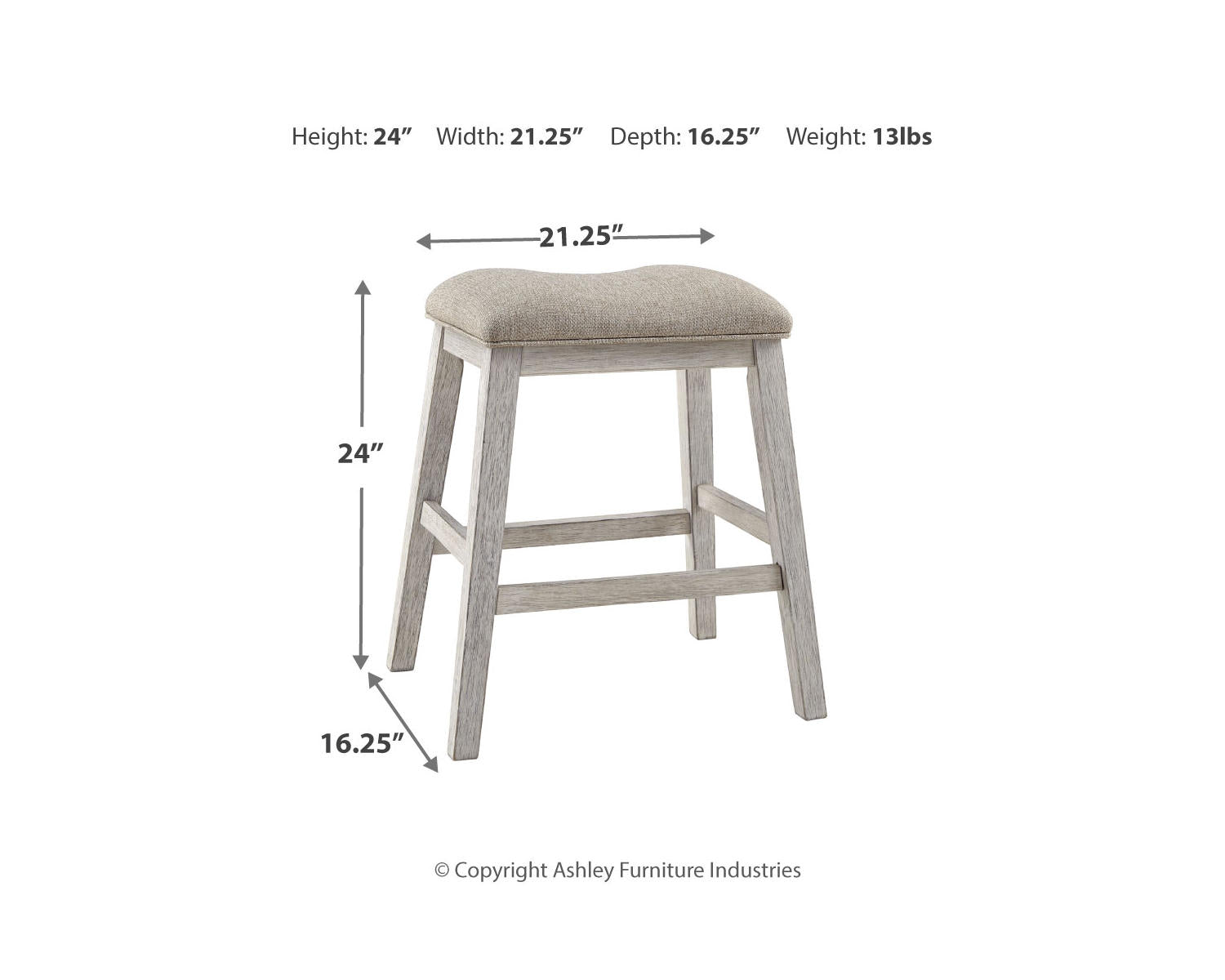 Skempton Counter Height Bar Stool