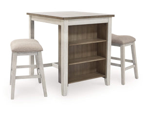 Skempton Counter Height Dining Table and Bar Stools (Set of 3)