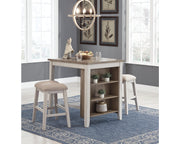 Skempton Counter Height Dining Table and Bar Stools (Set of 3)
