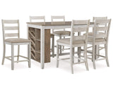 Skempton Counter Height Dining Table and 6 Barstools
