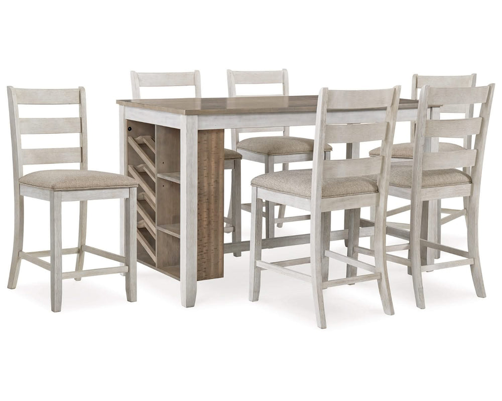 Skempton Counter Height Dining Table and 6 Barstools