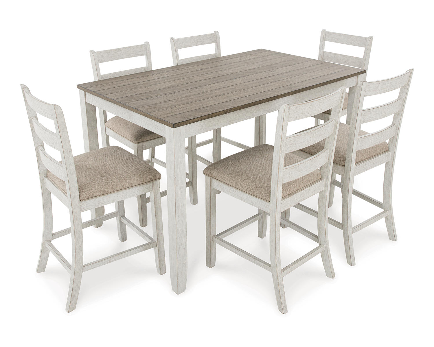 Skempton Counter Height Dining Table and Bar Stools (Set of 7)