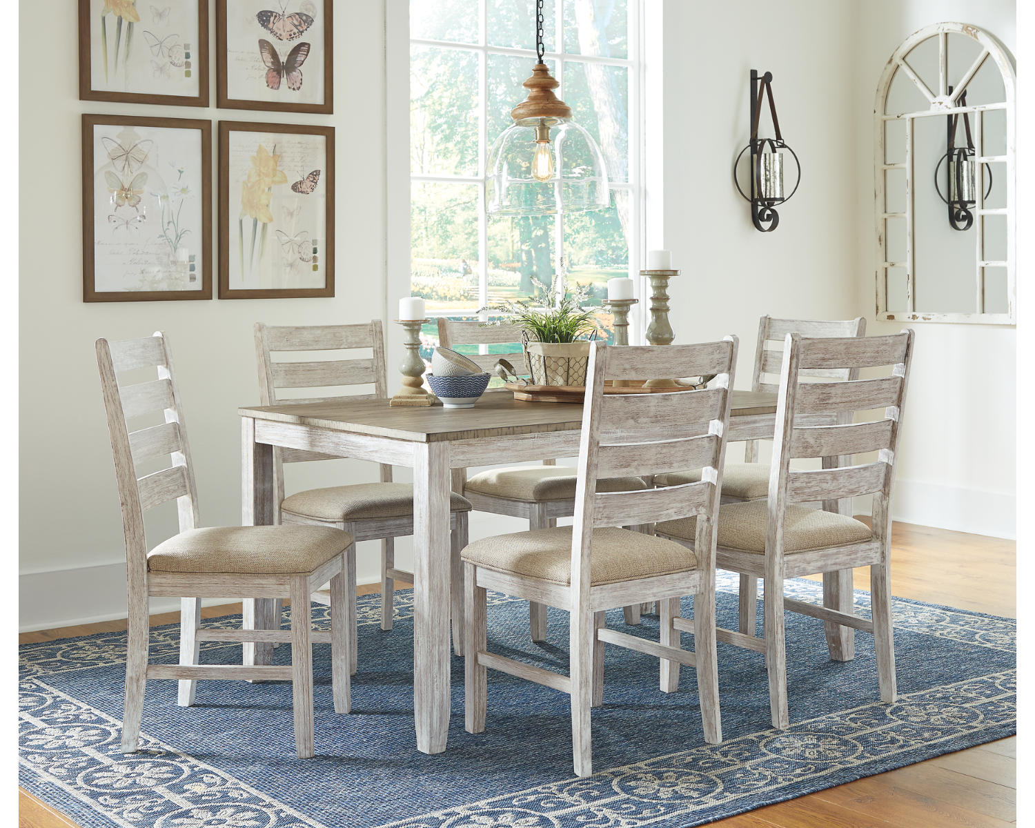 Skempton Dining Table and Chairs (Set of 7)
