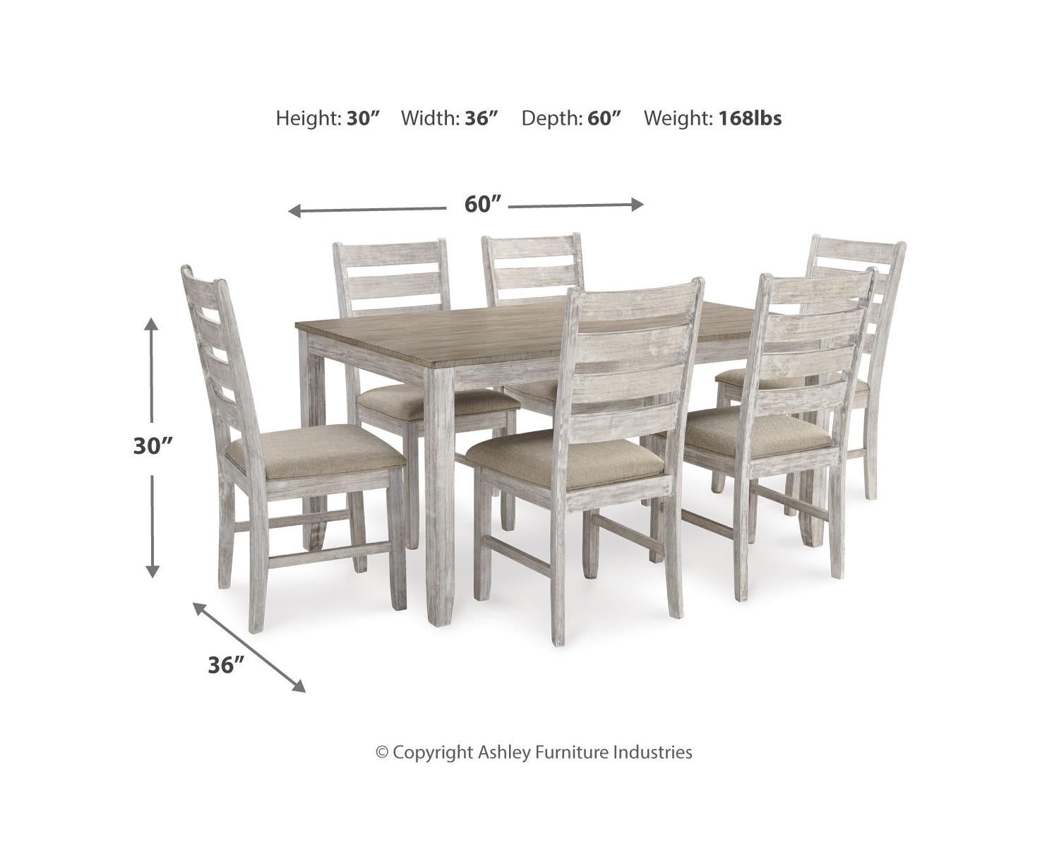 Skempton Dining Table and Chairs (Set of 7)